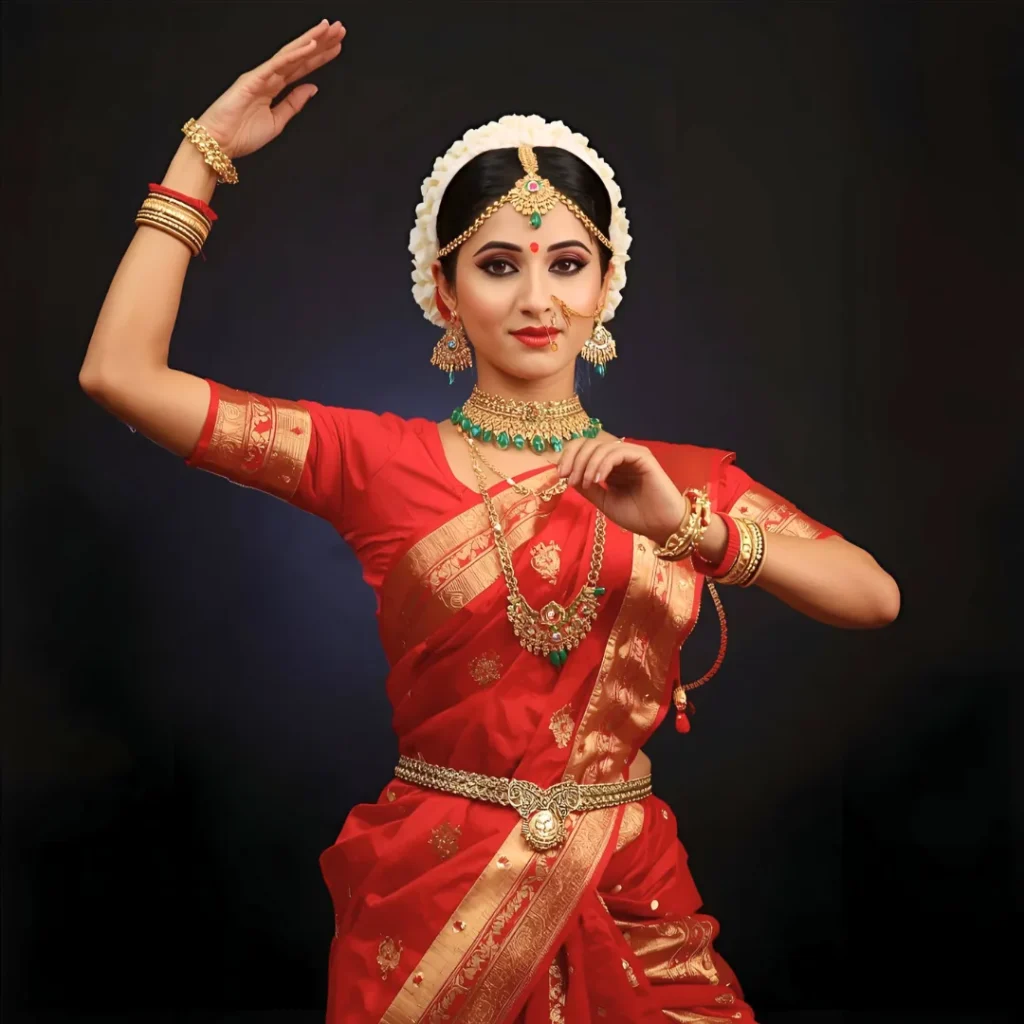 Girl performing a classical dance