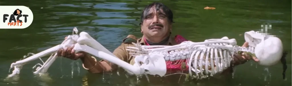 Cochin Haneefa as P Dharmendra in Pulival Kalyanam.